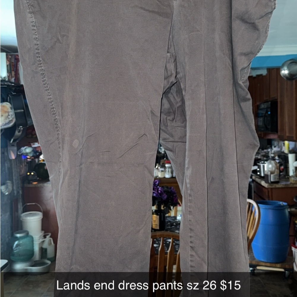 Lands' End Women's Gray Trousers